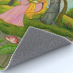 Love-Torn Heroine Indian Miniature Painting  Rug Gallery Image 4