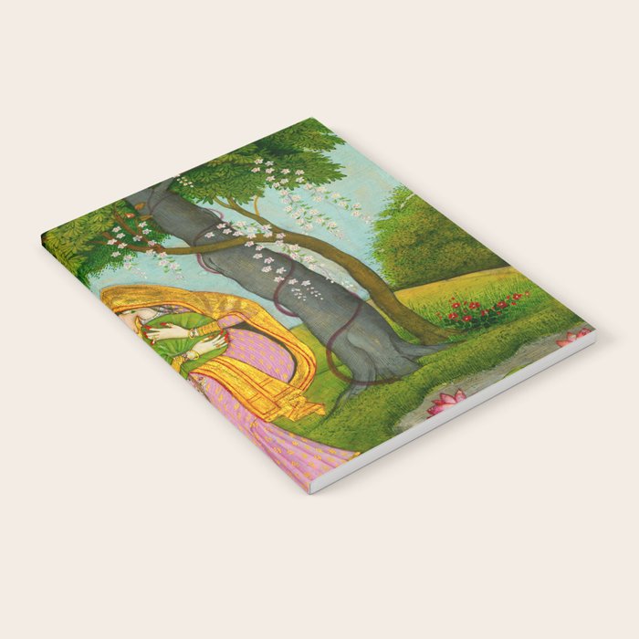 Love-Torn Heroine Indian Miniature Painting  Notebook Gallery Image 2