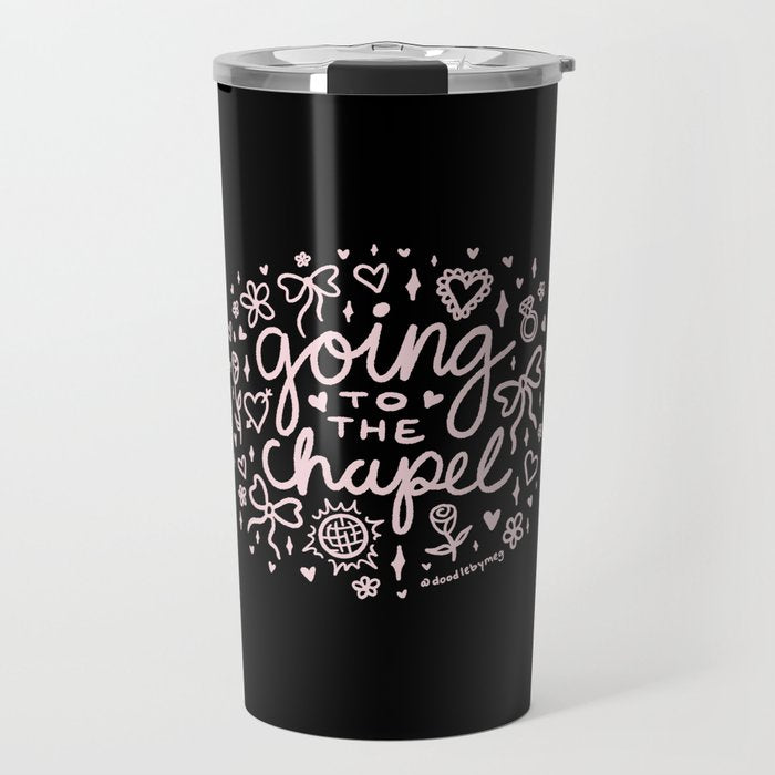 Going to the Chapel in Light Pink Travel Mug Gallery Image 1