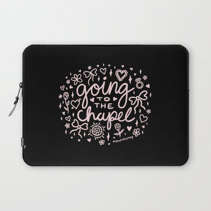 Going to the Chapel in Light Pink Laptop Sleeve Gallery Image 1