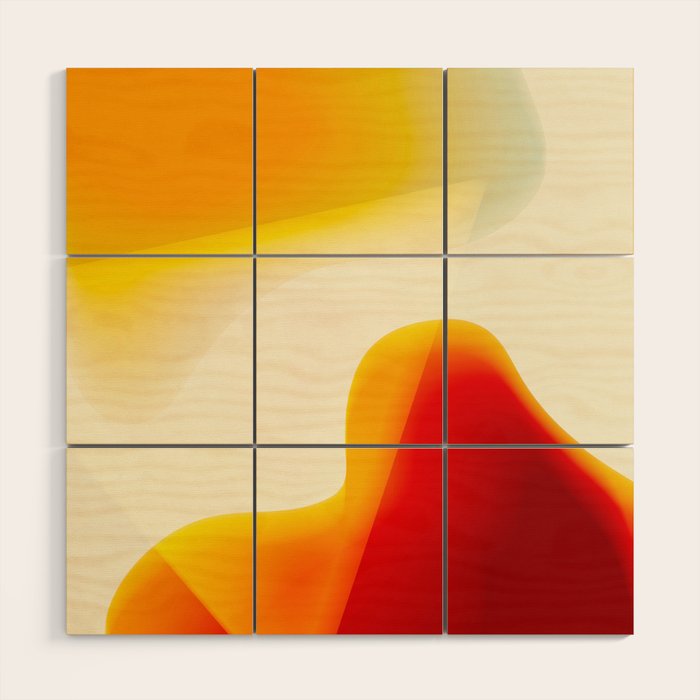 shapes 70s 2 Wood Wall Art Gallery Image 1