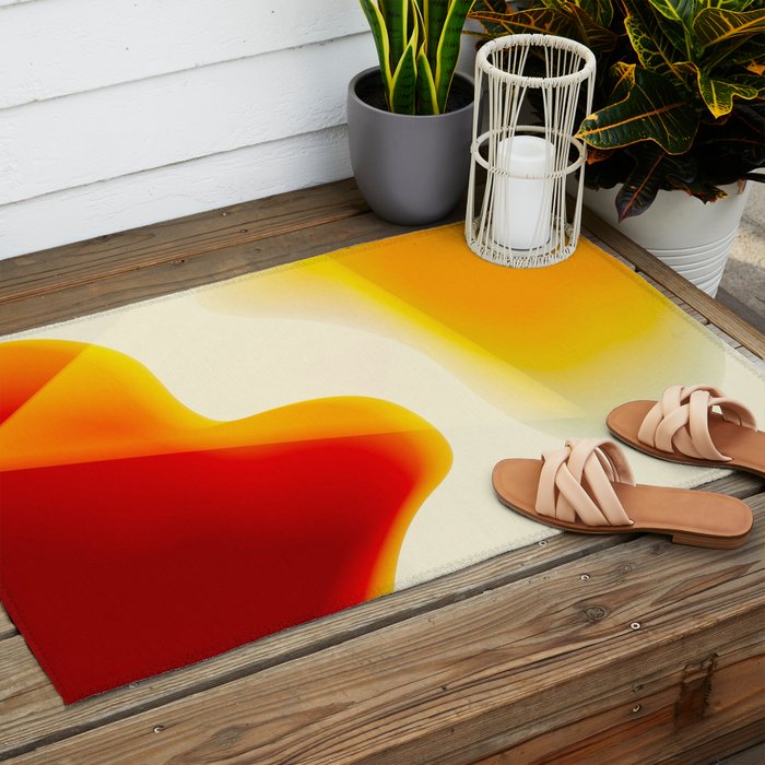 shapes 70s 2 Outdoor Rug Gallery Image 2