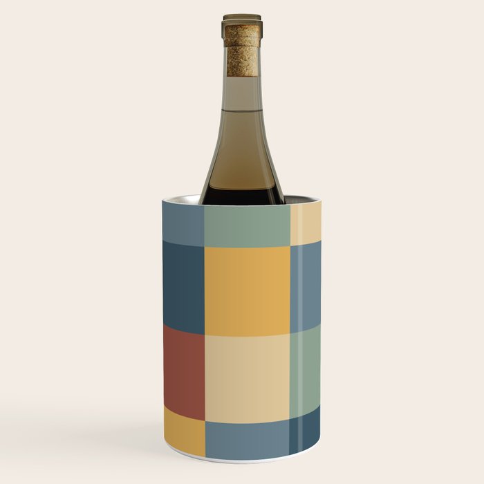 Bold Colorful Checks Pattern - Large IX Wine Chiller Gallery Image 3