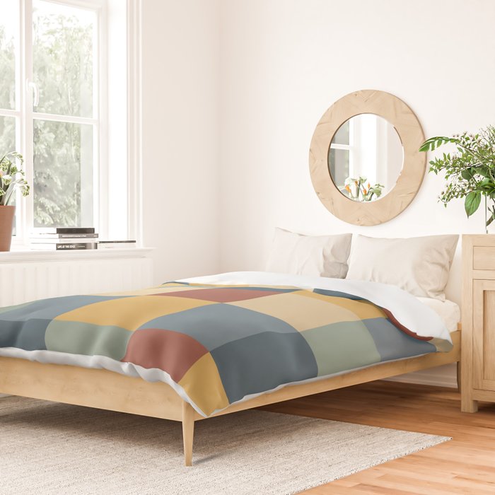 Bold Colorful Checks Pattern - Large IX Duvet Cover Gallery Image 2