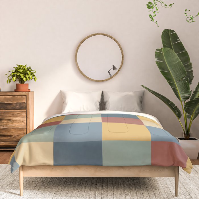 Bold Colorful Checks Pattern - Large IX Comforter Gallery Image 3