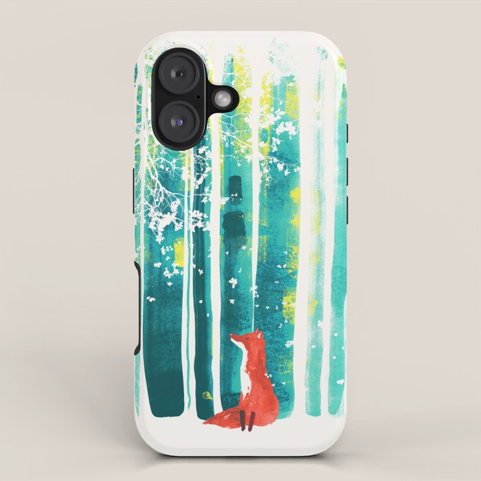 Fox in quiet forest iPhone Case Gallery Image 1