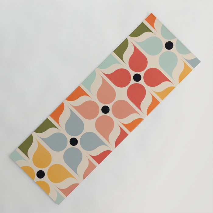 Old times geometry pattern Yoga Mat Gallery Image 1