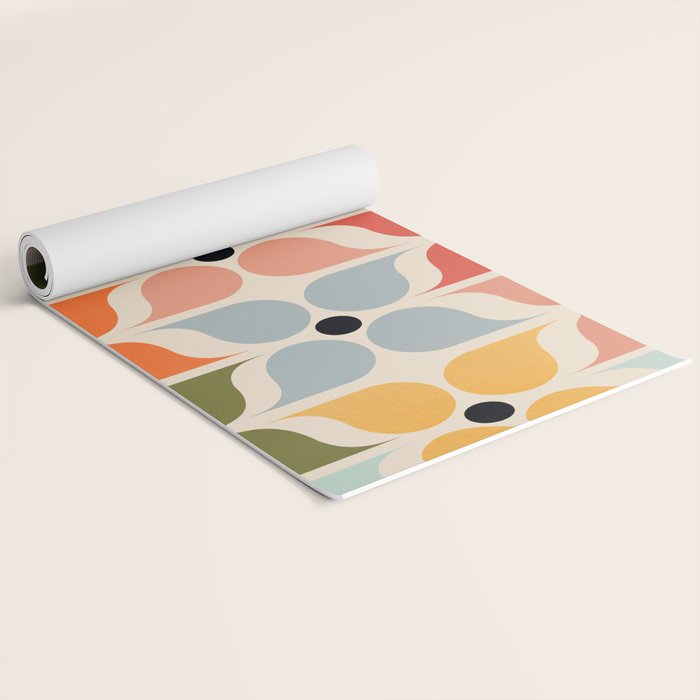 Old times geometry pattern Yoga Mat Gallery Image 2