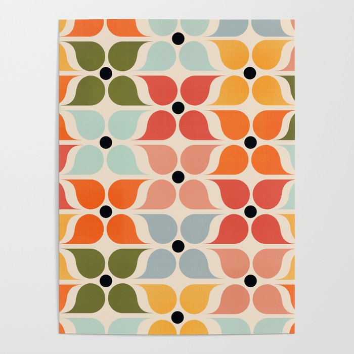 Old times geometry pattern Poster Gallery Image 4