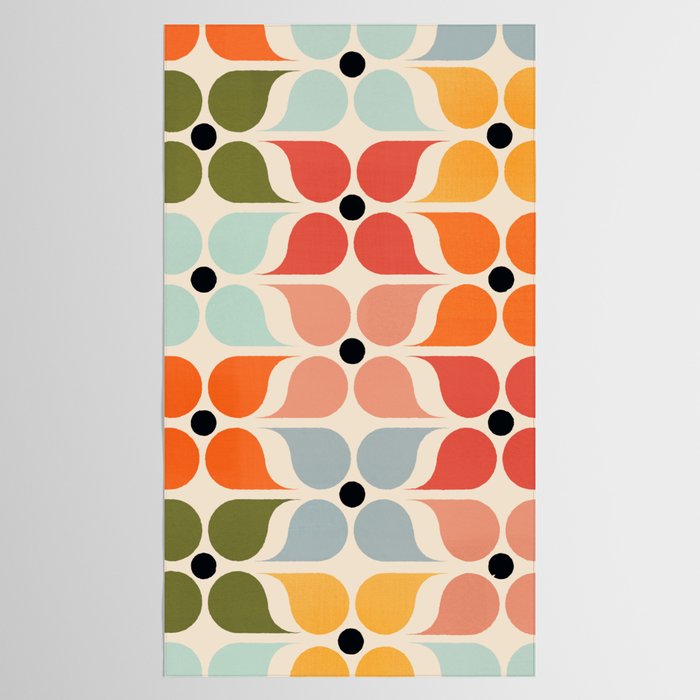 Old times geometry pattern Tablecloth Gallery Image 2