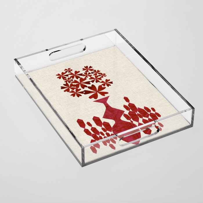 Diamond Blossom Acrylic Tray Gallery Image 1