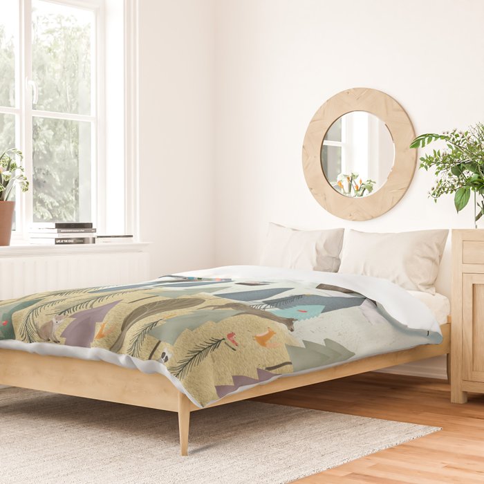 a little woodland adventure Duvet Cover Gallery Image 2