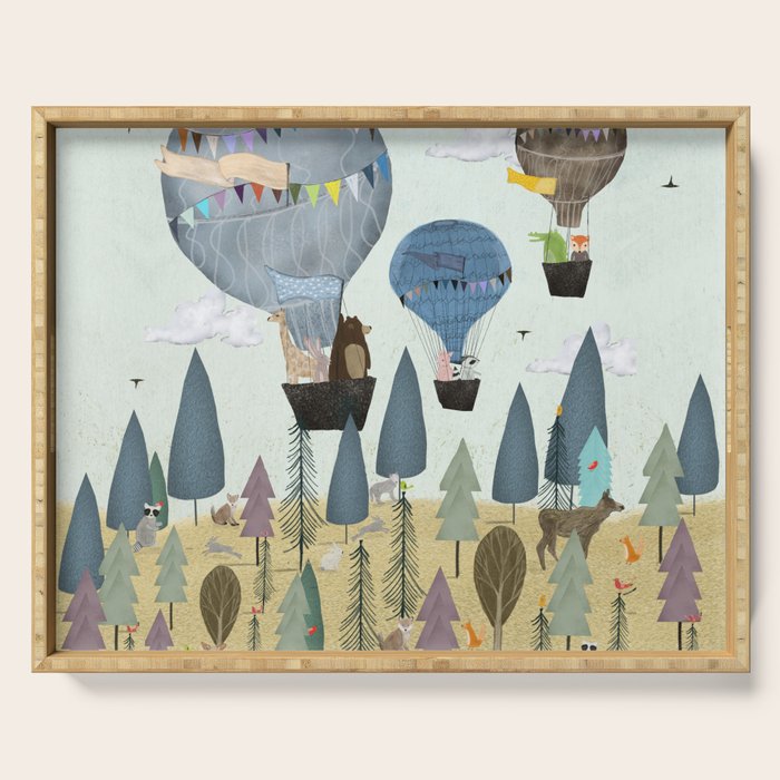 a little woodland adventure Serving Tray Gallery Image 1