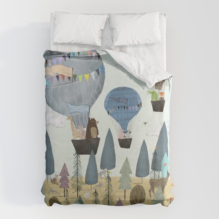 a little woodland adventure Duvet Cover Gallery Image 6