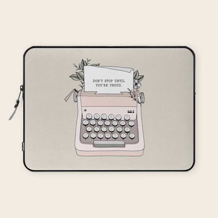 Don't Stop Laptop Sleeve Gallery Image 1