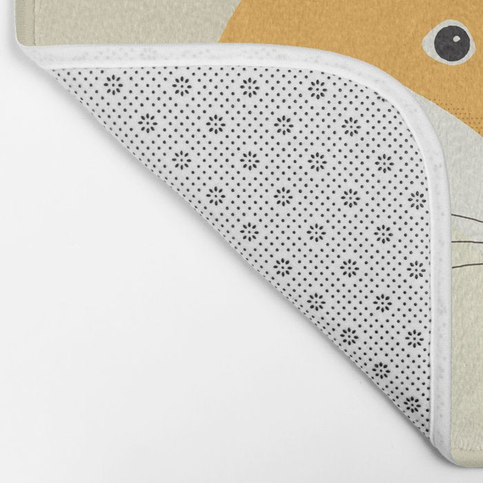 Whimsical Red Fox Bath Mat Gallery Image 2