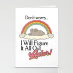 Figure It Out Later Stationery Card Gallery Image 2