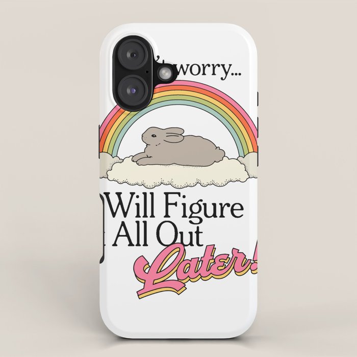 Figure It Out Later iPhone Case Gallery Image 1