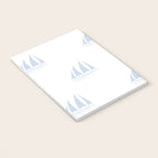 Pale Blue Sailboat Pattern Notebook Gallery Image 3