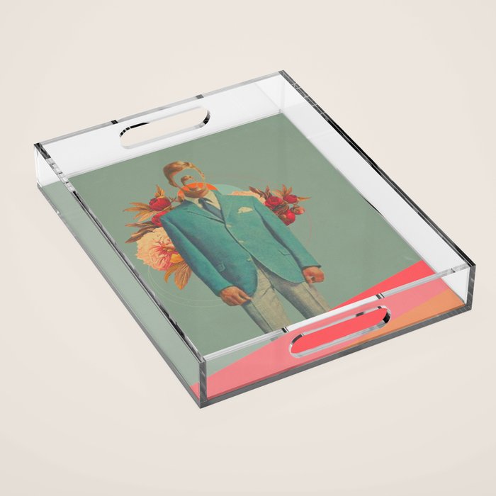 Absent Through my Adultness Acrylic Tray Gallery Image 1
