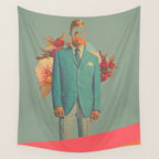 Absent Through my Adultness Wall Tapestry Gallery Image 4