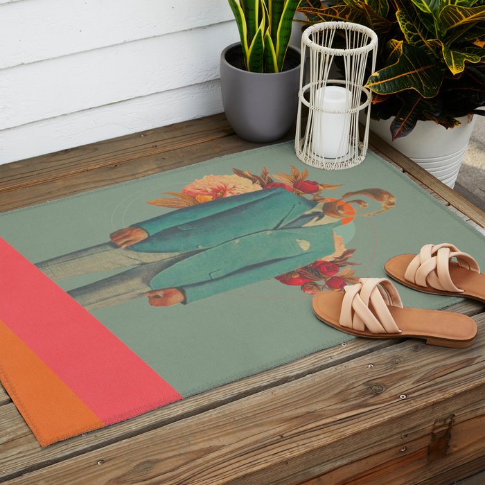 Absent Through my Adultness Outdoor Rug Gallery Image 2