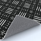 Mudcloth III (Black) Rug Gallery Image 4