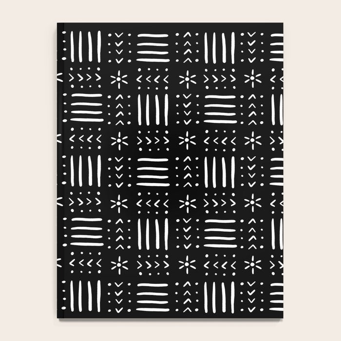Mudcloth III (Black) Notebook Gallery Image 4