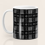 Mudcloth III (Black) Coffee Mug Gallery Image 3