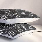 Mudcloth III (Black) Pillow Sham Gallery Image 3
