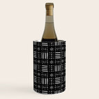 Mudcloth III (Black) Wine Chiller Gallery Image 2