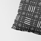 Mudcloth III (Black) Pillow Sham Gallery Image 4