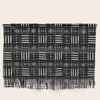 Mudcloth III (Black) Wall Hanging Gallery Image 1