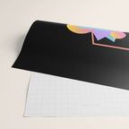 80s Retrowave Design - Memphis Pattern 135 Wrapping Paper Gallery Image 2