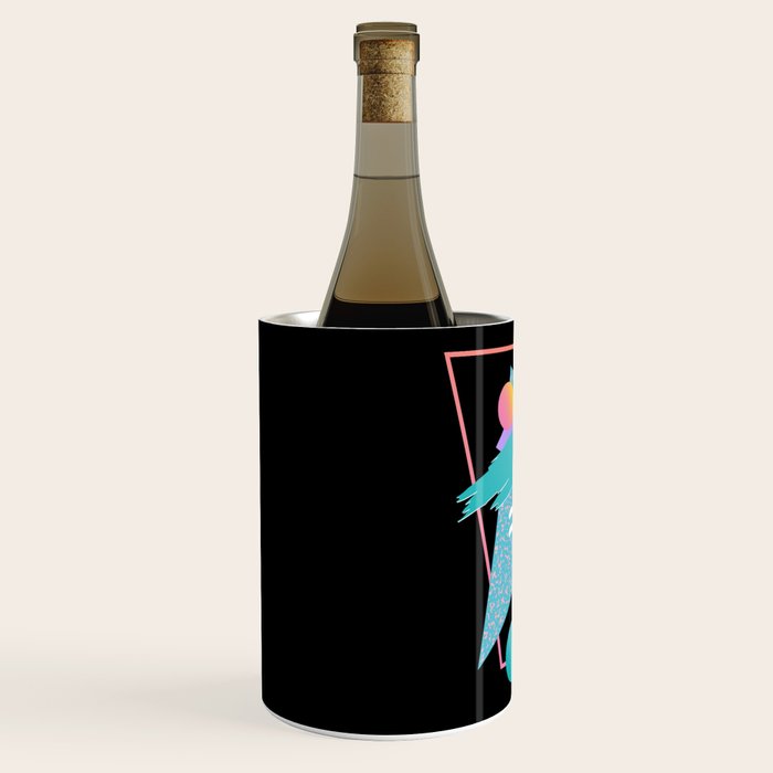 80s Retrowave Design - Memphis Pattern 135 Wine Chiller Gallery Image 2