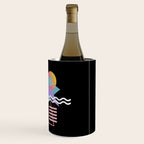 80s Retrowave Design - Memphis Pattern 135 Wine Chiller Gallery Image 3
