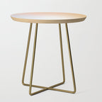 Abstract pastel blurred ombre #5 Side Table Gallery Image 1