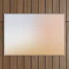 Abstract pastel blurred ombre #5 Outdoor Rug Gallery Image 1