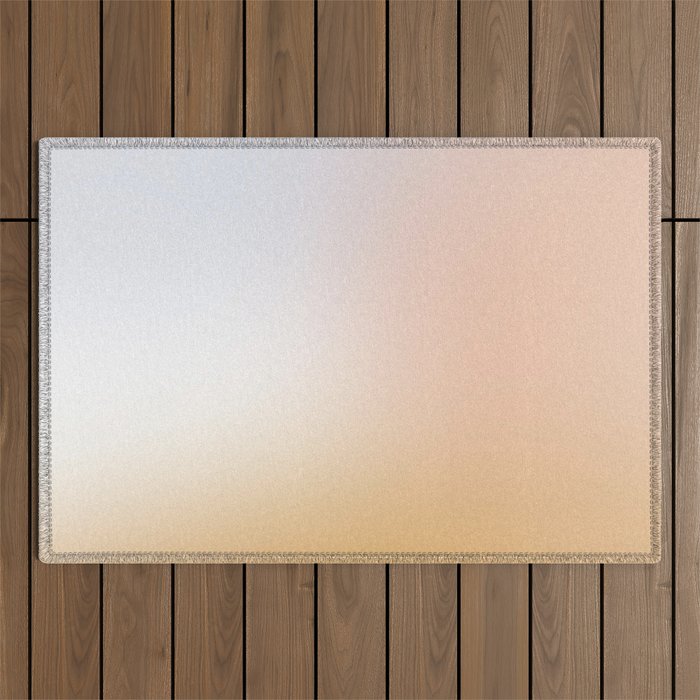Abstract pastel blurred ombre #5 Outdoor Rug Gallery Image 1