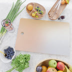 Abstract pastel blurred ombre #5 Cutting Board Gallery Image 2