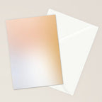 Abstract pastel blurred ombre #5 Stationery Card Gallery Image 2