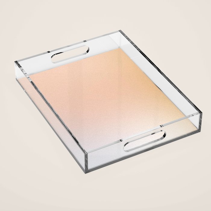 Abstract pastel blurred ombre #5 Acrylic Tray Gallery Image 1