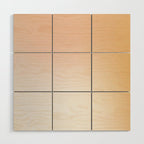 Abstract pastel blurred ombre #5 Wood Wall Art Gallery Image 1