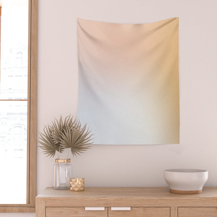 Abstract pastel blurred ombre #5 Wall Tapestry Gallery Image 2