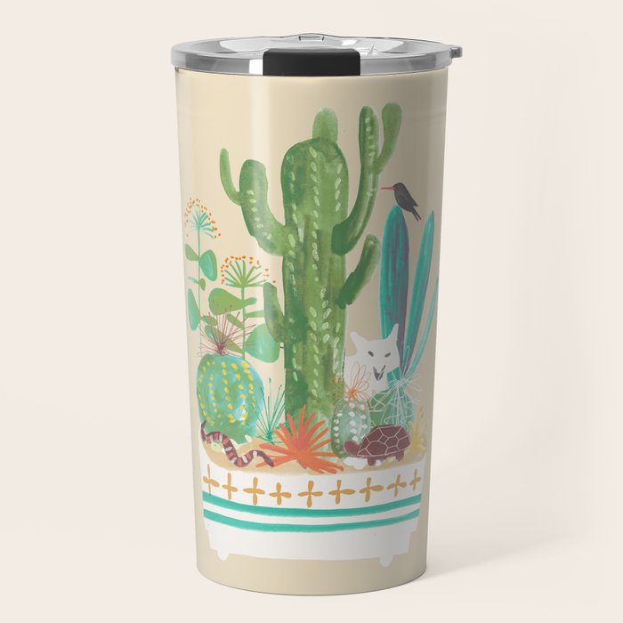 Desert planter Travel Mug Gallery Image 1