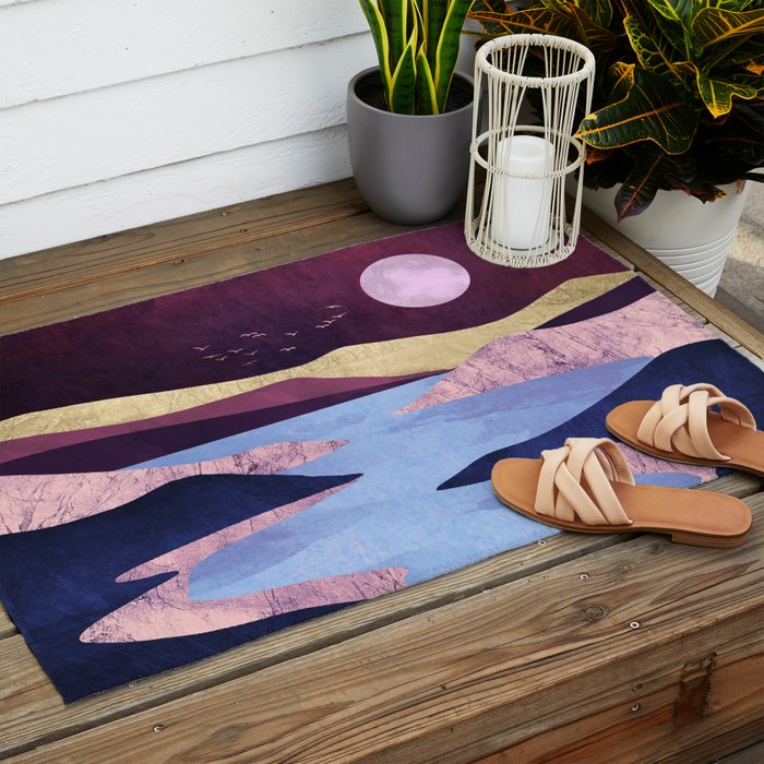 Periwinkle River Outdoor Rug Gallery Image 2