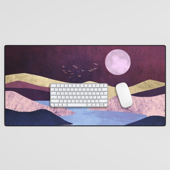 Periwinkle River Desk Mat Gallery Image 1