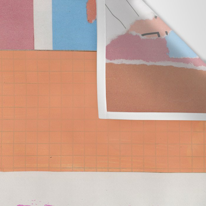 paper quilt collage - no.1 Wall Tapestry Gallery Image 3