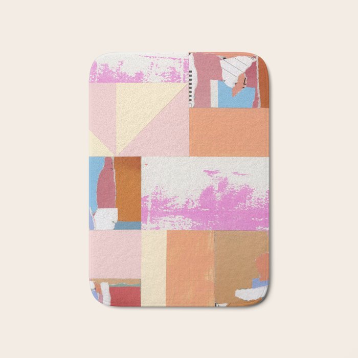 paper quilt collage - no.1 Bath Mat Gallery Image 1
