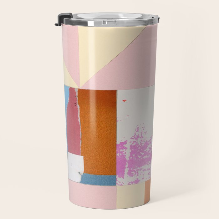 paper quilt collage - no.1 Travel Mug Gallery Image 3